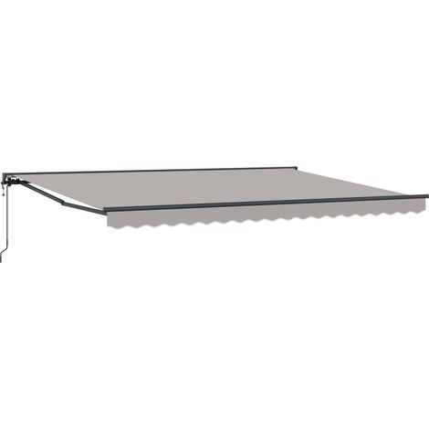 Maison Exclusive - Struttura della tenda Grigio chiaro 450 × 300 cm