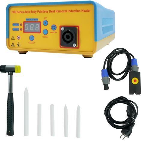 Kit di riparazione ammaccature per auto con riscaldatore a induzione da 220 V, sollevatore ammaccature