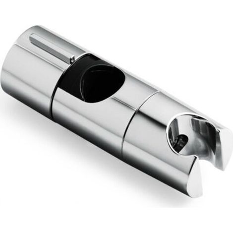 Support Pommeau de Douche,Support Douchette réglable de 19 à 25 mm de diamètre,Support de Douche pour Barre de Poussée Réglable,Mural Coulissant de Remplacement pour Salle de Bain,Chromé