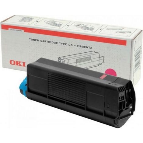 Toner alta resa TYPE C6 Oki magenta 42127406