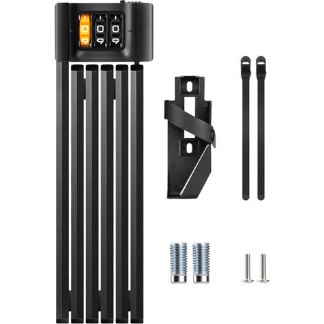 Antivol de vélo à combinaison, 3 chiffres, pliable, pour une sécurité sans clé sur les vélos et les scooters.-AquaForge