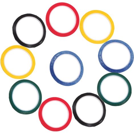 Lot de 10 rubans adhésifs fins et amovibles pour tableau (1/5)