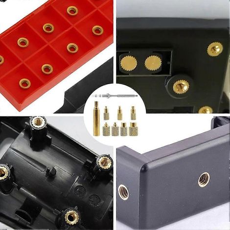 Kit d'outils d'insertion pour soudage à chaud M2/M3/M4/M5/M6/M7/M8, TS100, pointes de fer à souder en laiton (1/5)