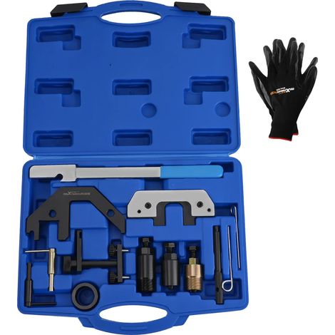 Kit de herramientas para la sincronización del motor, Largo 41 cm, Ancho 28 cm, Alto 13 cm, Peso 5 kg, Compatible con E34-E93 (1/5)