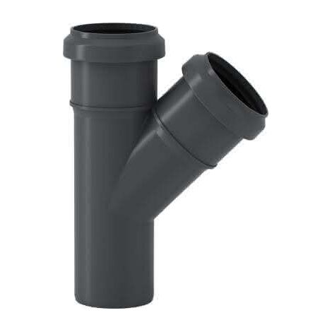 HT-Abzweig DN 40x40mm, 45 Grad m.vormontierten Dichtringen