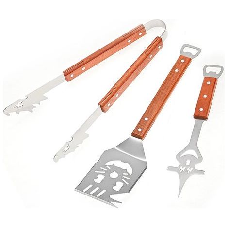Grillzubehör, extra langes Grillzubehör, Outdoor-Grillzubehör, die besten und einzigartigsten Grillgeschenke für Männer (1/5)