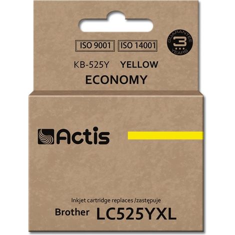 Actis KB-525Y ink (replacement for Brother LC-525Y Standard 15 ml yellow)
