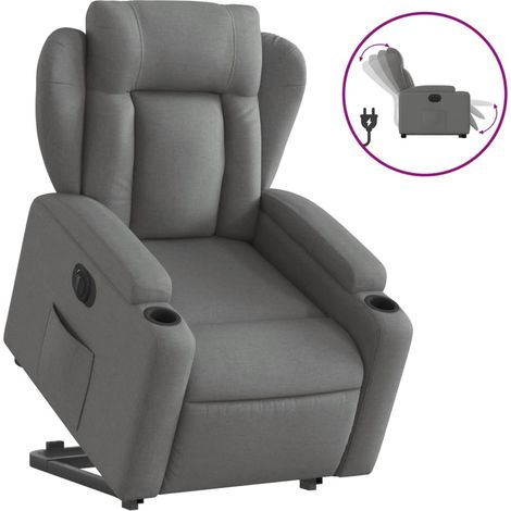 Maison Exclusive - Relaxsessel mit Aufstehhilfe Elektrisch Dunkel