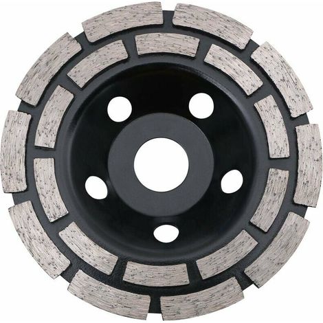 Green Mobility-Disque Diamant, Diamant à Meuler 125 mm à Meuler le Béton, Meule Diamantée Universelle pour Poncer Béton, Pierre, Granit Chape, Maçonnerie, Usage Universel 56Vingt (1/5)