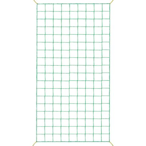 Filet de treillis de jardin résistant pour plantes grimpantes, maille carrée, vert, lot de 1 (1/5)