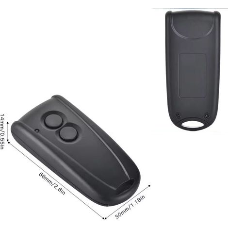Two garage door openers compatible with EcoStar RSC2-433, RSE2-433 and RSZ1-433, plus a handheld remote control (special bonus).