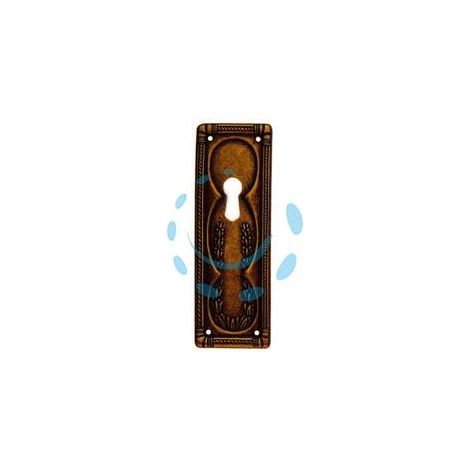 BOCCHETTE PER MOBILI RETTANG. VERTICALI MOD.30705 IN ZAMA ANTICATA - mm.33x97h.