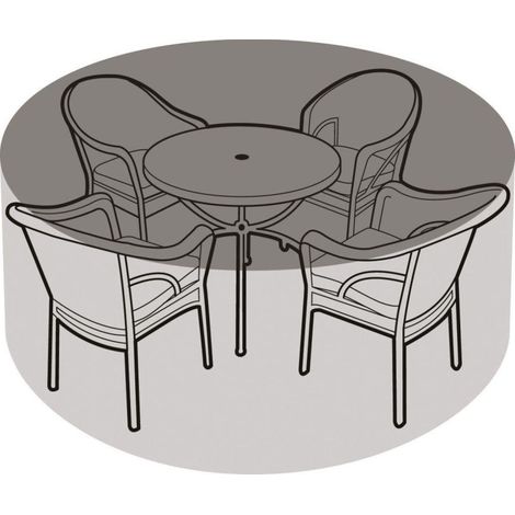 4-6 Seater Round Table & Chairs Cover - Premium - W1396 (1/3)