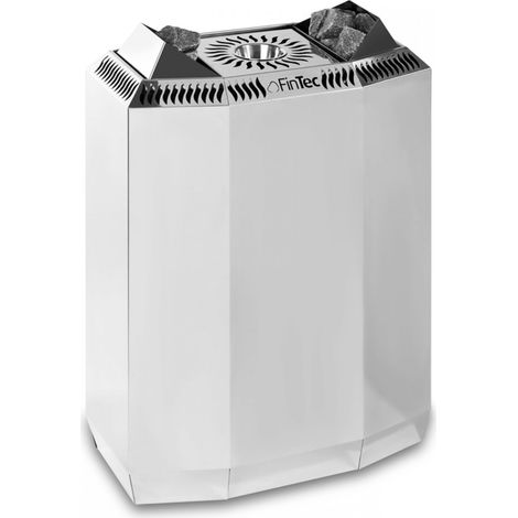 FinTec KAISA 8 kW Premium Bio-Saunaofen Combi Saunaofen mit Verdampfer Edelstahl (1/4)