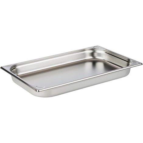 1 Bac Gastronorm 53x32,5cm Acier Inoxydable Profondeur 55mm Capacité 6,5L Pour Cuisine Professionnelle (1/5)