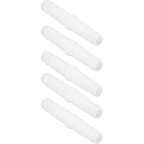 10pcs Plastic Pipe Fitting, Plastic Pipe Fitting Joint Adapter 6-6mm (1/5)