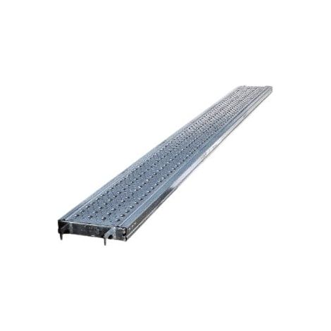 Tubesca Comabi – Plancher acier 300mm – Longueur 0.80 à 3m – Accessoire pour échafaudage M368 – Conforme EN 12810/12811