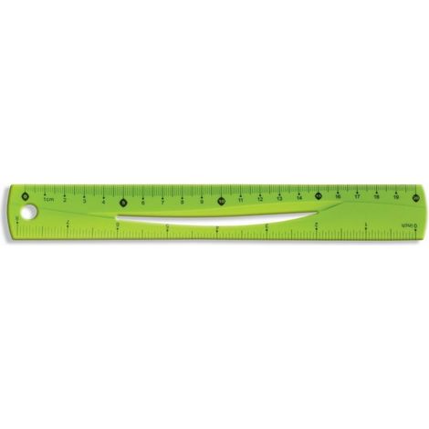 Grünes Lineal 20 cm BL020-ZB