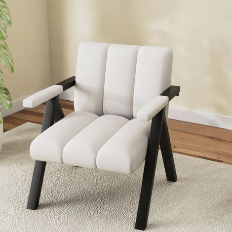 CASART Oversized Accent Chair - White (1/5)