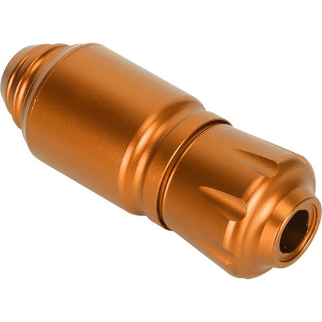 Stylo à tatouer rotatif en alliage d'aluminium, machine ergonomique professionnelle à moteur RCA pour tatoueurs, orange. (1/5)