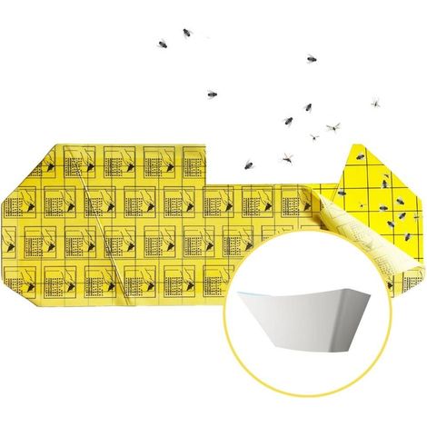 Ricambio Cartone Collante per Lampada Elettrica HACCP LUX Per Insetti, Mosche, Zanzare Ricarica x 6 pz