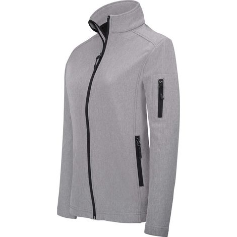 Giacca da lavoro da donna in softshell Kariban Grigio erica XL (1/3)