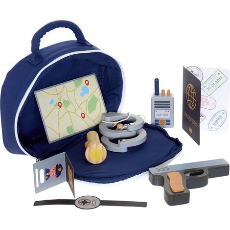 Cofanetto con gioco poliziesco lior 7x23 cm nero - Atmosphera créateur d'intérieur (1/4)