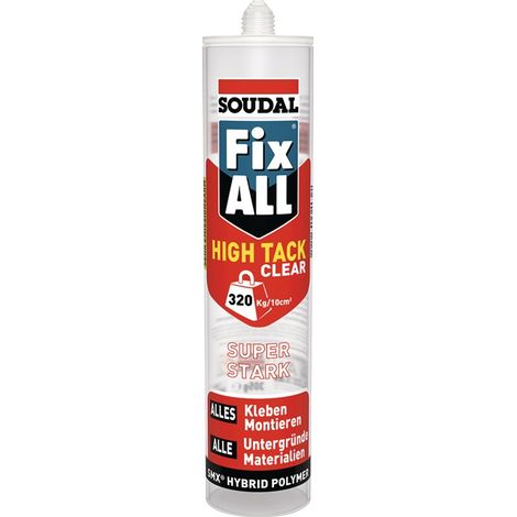 1K-Hybrid-Polymer Fix All HT transp.305g Kartusche SOUDAL (1/3)