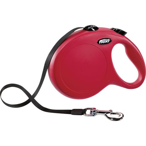 Flexi Hundeleine New Classic L rot, Gurt Automatikleine