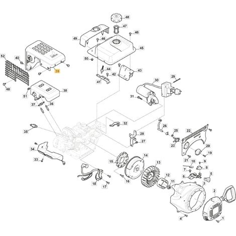 ORIGINAL STIGA Schalldämpfer für LC-Motor 170 FDS 118550817/0