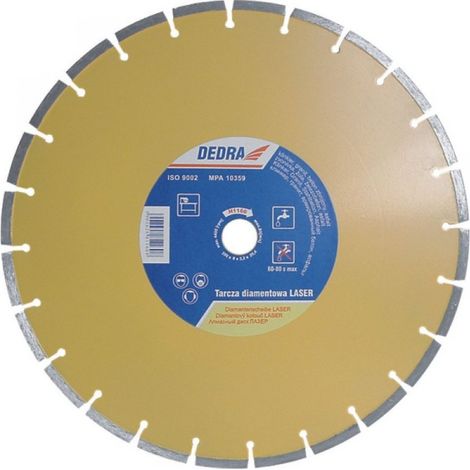 Disco diamante Dedra h1161-50 500 mm corte seco húmedo