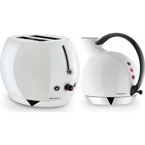 Bugatti Giulietta Kettle and Romeo Toaster Set White (1/3)