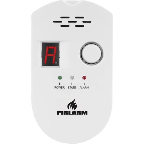 Détecteur de gaz LPG City Gaz Naturel méthane Propane Butane Alarme enfichable avec Affichage numérique pour la Maison (1/5)
