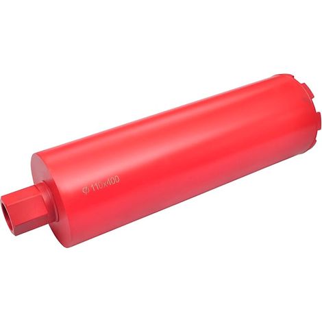 Trépan de perceuse à diamant sec et humide 110 mm x 400 mm (1/3)