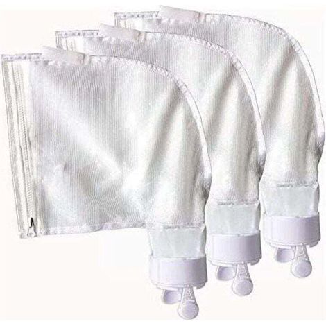 Lot de 3 Sacs de Rechange avec Fermeture Éclair Compatibles Polaris 280 480 en Nylon Multifonction (1/4)