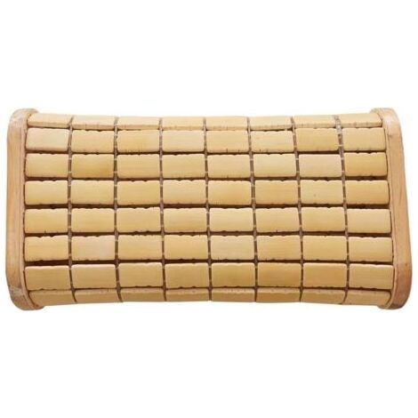 Coussin de sauna en bambou, appui-tête en bois – accessoire de sauna pour se détendre à la maison, à la salle de sport, au sauna, au spa et au hammam. (1/5)