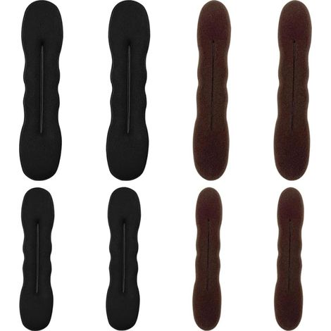 8-teiliges Haarknoten-Set, Haarknoten-Donut-Maker, French-Twist-Maker, einfach anzuwenden, praktisches Haarstyling-Zubehör für Mädchen und Frauen, Haarknoten-Maker (1/5)