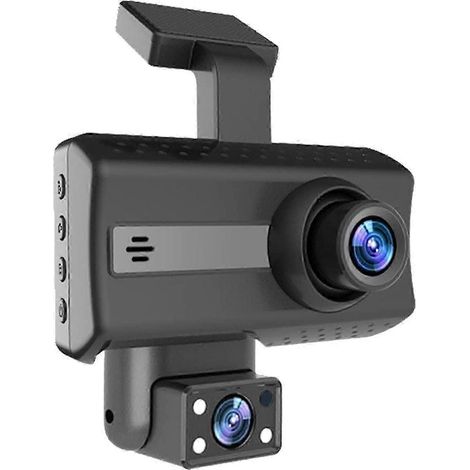 Caméra embarquée HD 1080p avec enregistreur de conduite DVR, écran IPS 3 pouces, caméra de tableau de bord, moniteur de stationnement, enregistrement en boucle. WHBYV (1/4)