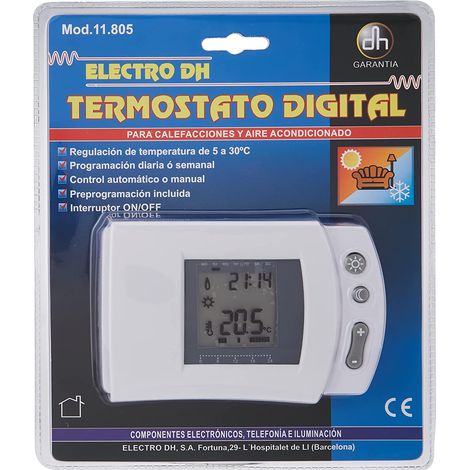 Termostato Digital Programable +5...+30ºC (1/5)
