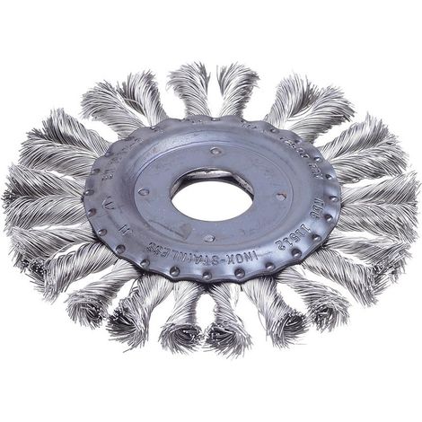 Forum Rundbürste Rostfrei 115 mm gezopft