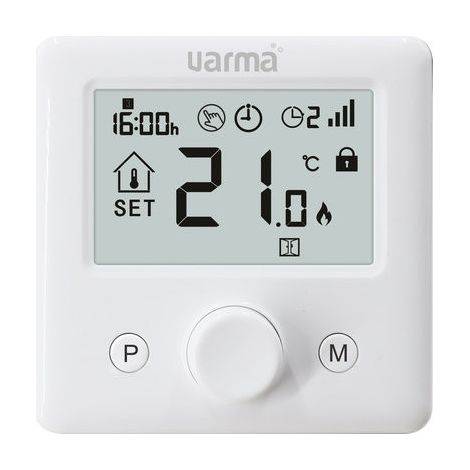 Thermostat programmable - Lagoya - Varma - Sans fil - Avec récepteur (1/5)