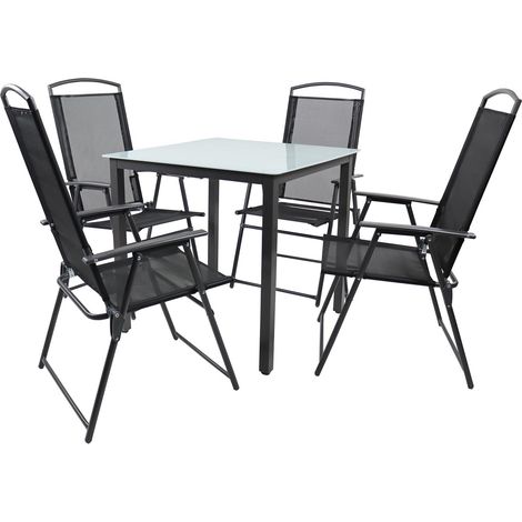 5-tlg Sitzgruppe Gartenmöbel Set 80M (1/2)