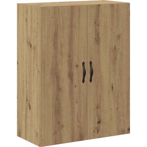 Elegante armario de pared con un diseño atemporal 69,5 x 34 x 90 cm fabricado en madera de roble reconstituida hecho a mano 020051157 (1/5)