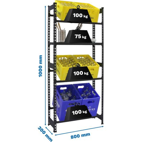 Simonrack Garrafeira Simonbottle Regal 3-1 metallisch