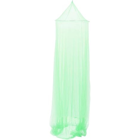 Moustiquaire en dentelle pour lit double, motif vert, avec (1/3)