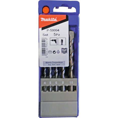 Makita P-59994 Set punte professionali per muratura 5 pezzi