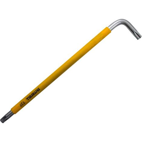 Faithfull FAIHKT27 Coloured Star Key T27 Hex Key Allen Key FAIHKT27