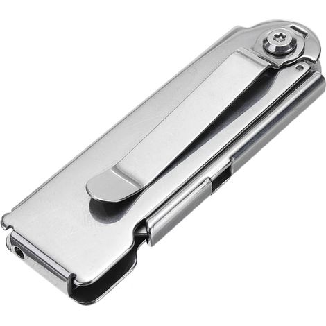 Couteau pliant utilitaire avec lame de rasoir en acier inoxydable, kit de survie pratique, 1 pièce
