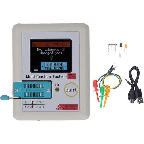 Transistormessgerät mit hoher Genauigkeit, LCD-Anzeige und automatischem ESR-Tester für Kondensatoren, Widerstände und Trioden