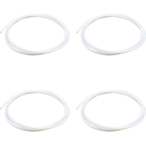 4 tubos Bowden de PTFE de 2 metros (4,0 mm de diámetro exterior/2,0 mm de diámetro interior) para filamento de 1,75 mm para impresora 3D.